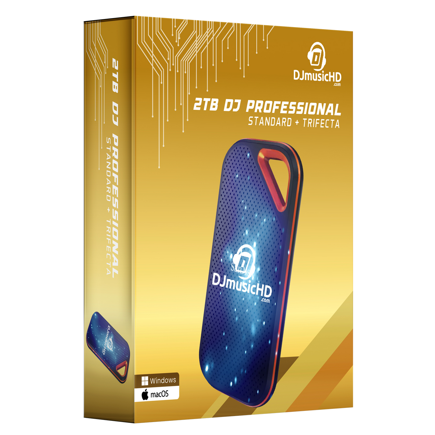 2TB DJ PROFESSIONAL (DJ Standard + Trifecta)