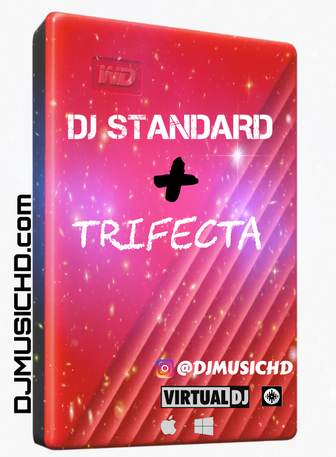2TB DJ Combo Music Hard Drive (DJ Standard + Trifecta)